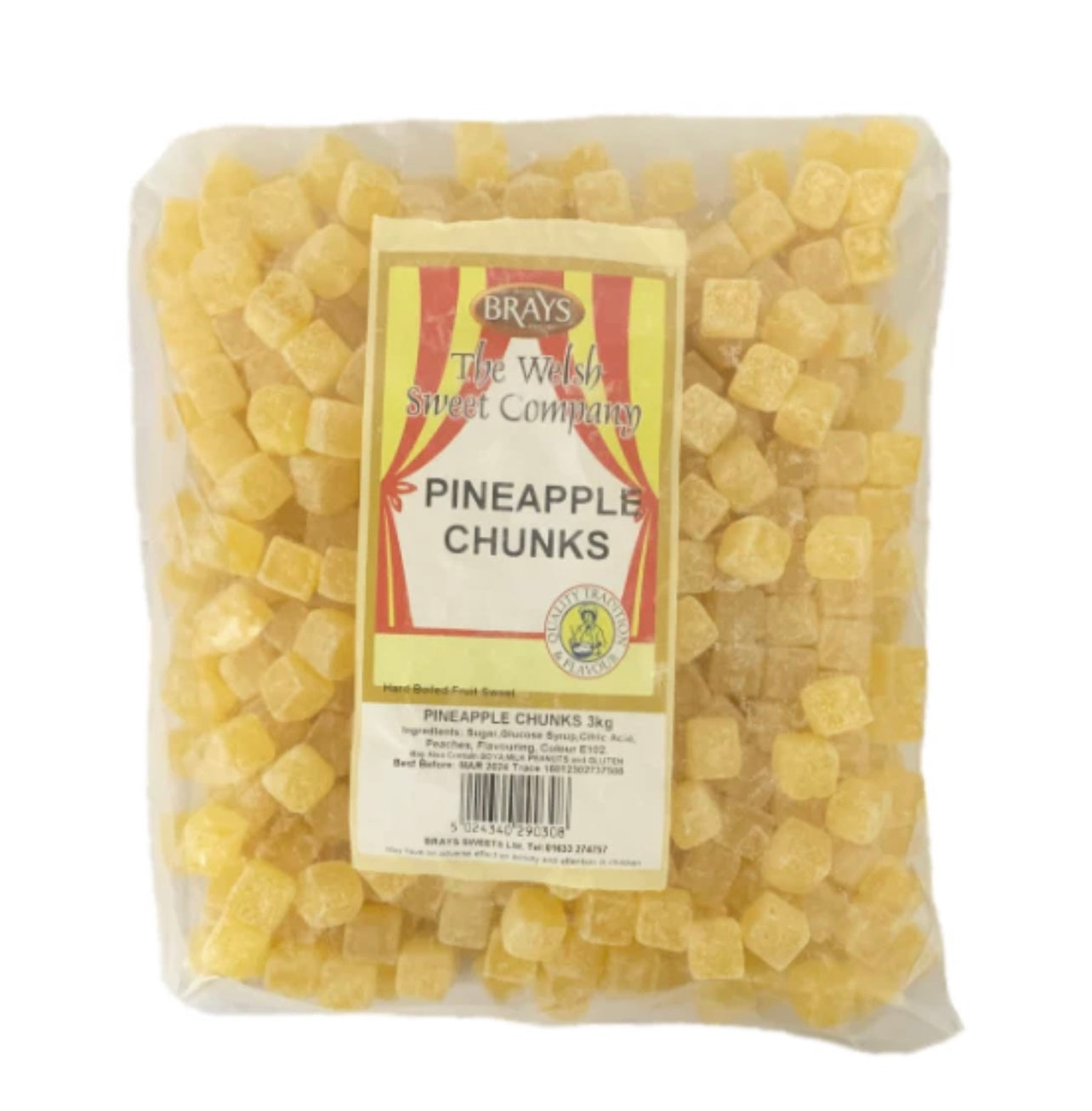 Pineapple Chunks Un-Wrapped