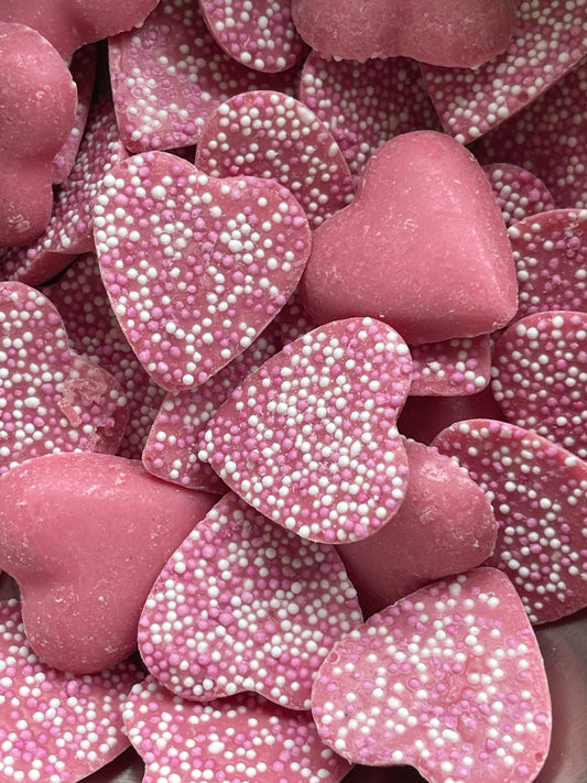 Strawberry Pink Jazzles Hearts